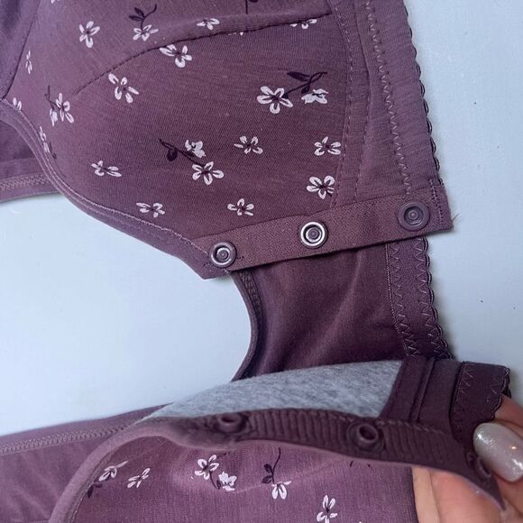 Front Closure Bras for Middle Elderly Women Cotton Comfy Bra Vest Mom Underwear - Picture 5 of 7